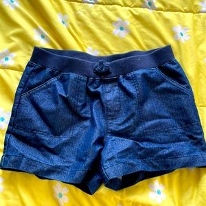 Denim shorts with elastic band, size kids XL/14-16